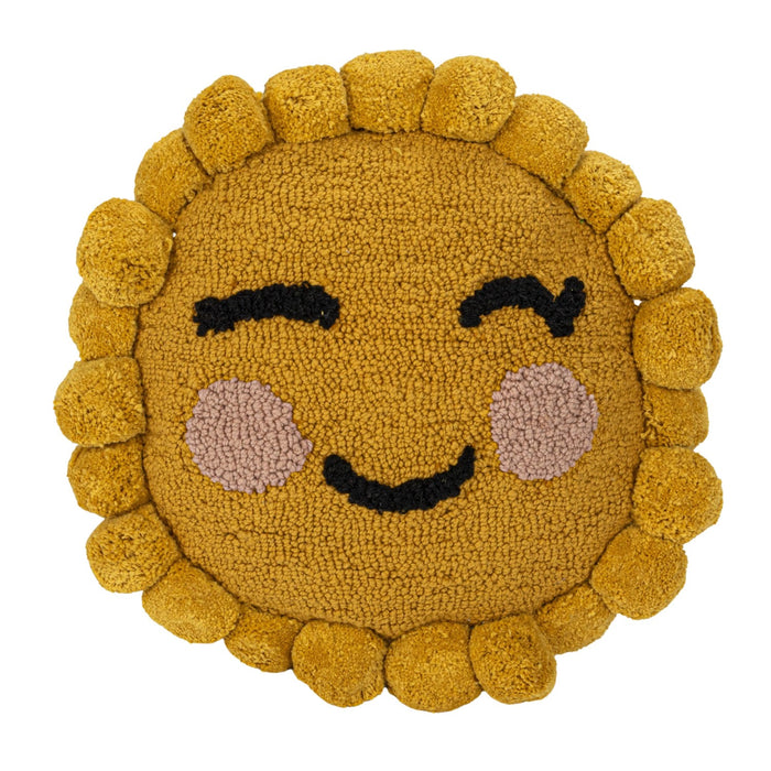 Sun Shaped Punch Hook Pillow