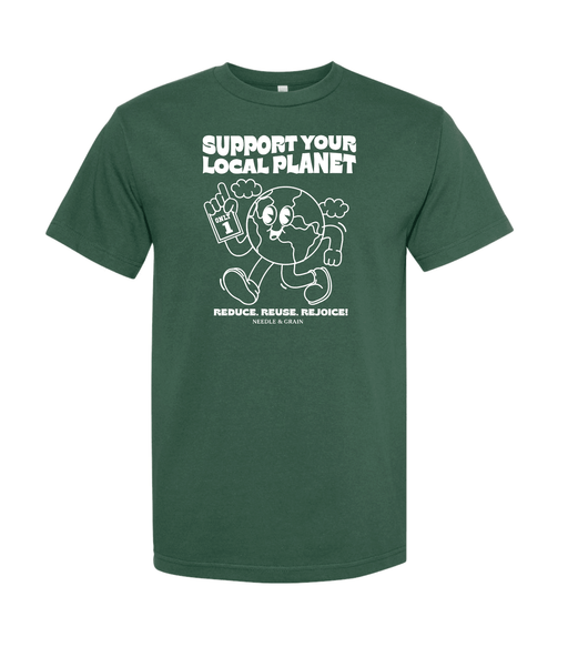 Support Your Local Planet T-Shirt - Needle and Grain