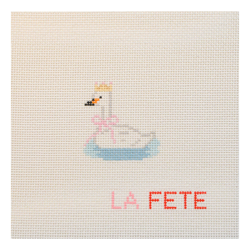 Learn to Needlepoint: Party Swan Beginner Needlepoint Class • October 29 from 6-9