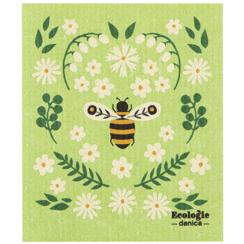 Swedish Dishcloth - Bee Garden - Needle and Grain