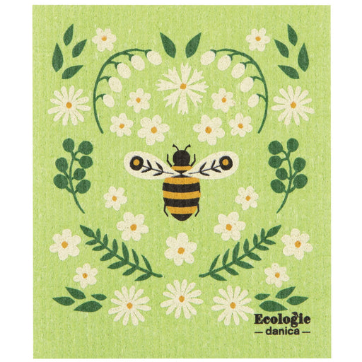 Swedish Dishcloth - Bee Garden - Needle and Grain