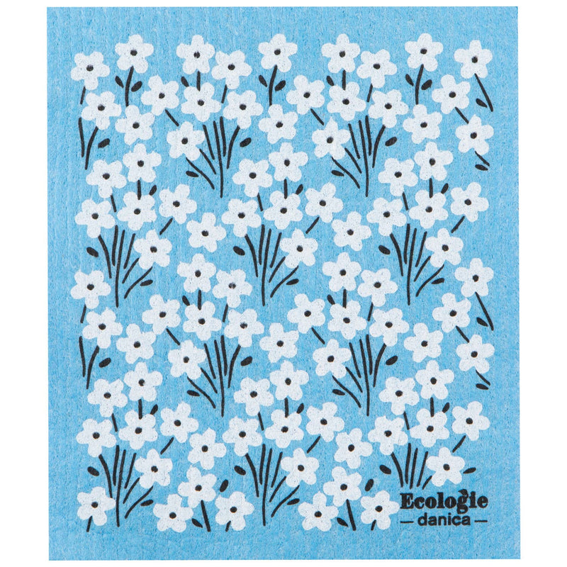 Swedish Dishcloth - Bouquet Blue - Needle and Grain