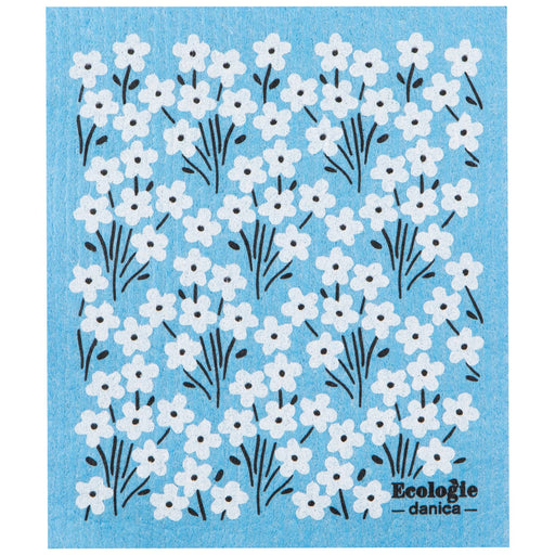 Swedish Dishcloth - Bouquet Blue - Needle and Grain