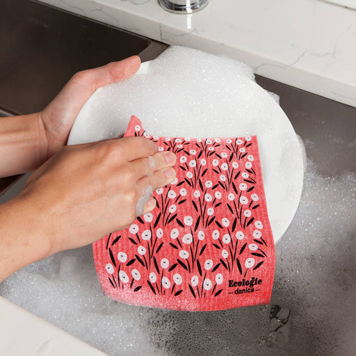 Swedish Dishcloth - Bouquet Pink - Needle and Grain