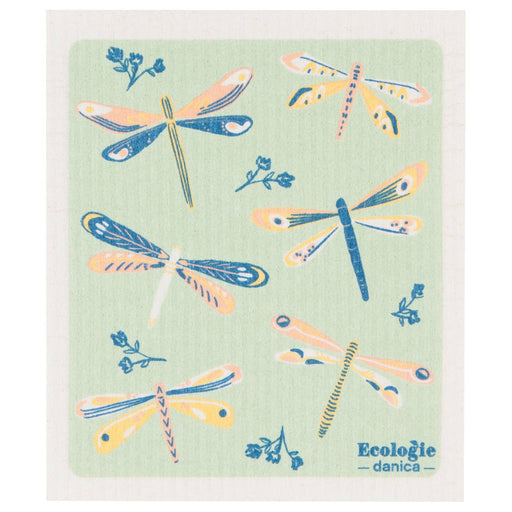 Swedish Dishcloth - Dragonflies - Needle and Grain