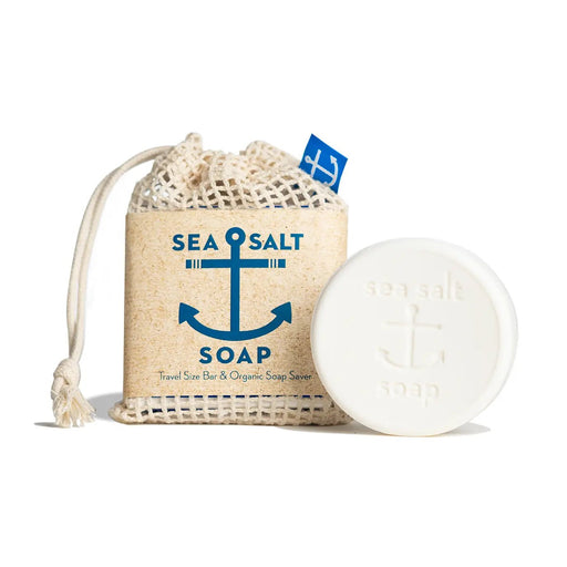 Swedish Dream Sea Salt Soap Travel Size Bar & Soap Saver - Needle and Grain