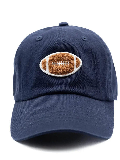 Terry Cloth Football Kids Cap - Needle and Grain