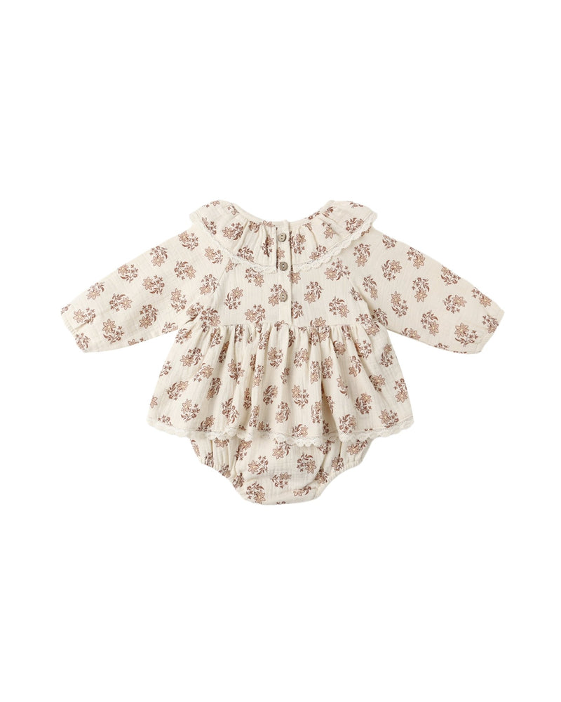Thalia Romper in Daylily - Needle and Grain