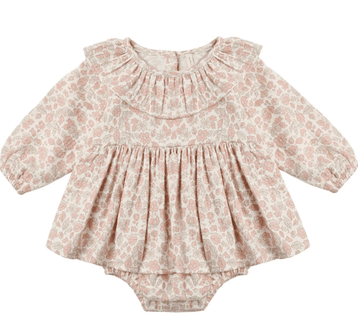 Thalia Romper in Pink Blossom - Needle and Grain