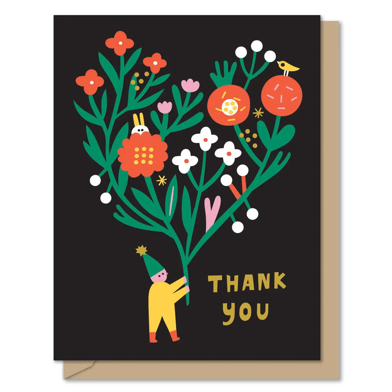 Thank You Greeting Card - Needle and Grain