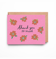 Thank You So Much Card - Needle and Grain