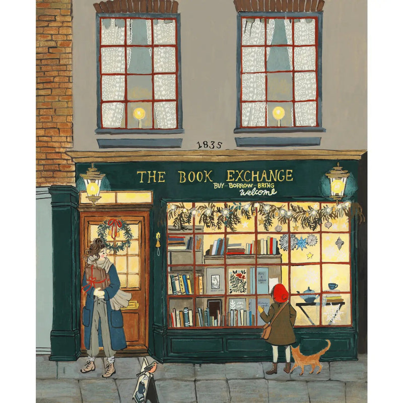 The Book Exchange Art Print - Needle and Grain