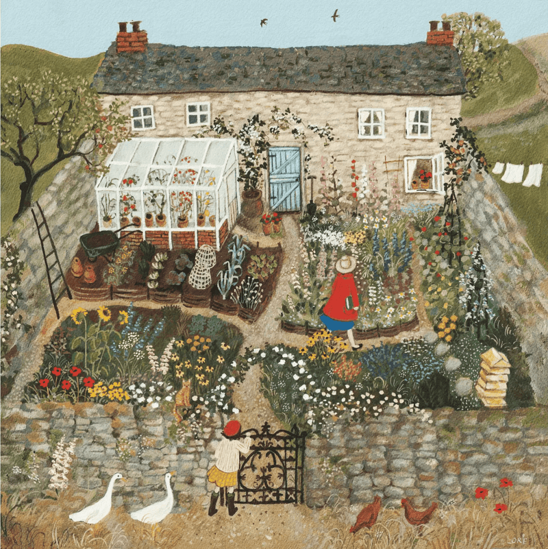 The Walled Garden Art Print - Needle and Grain