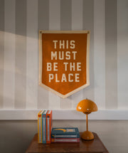 This Must Be The Place Camp Flag - Needle and Grain