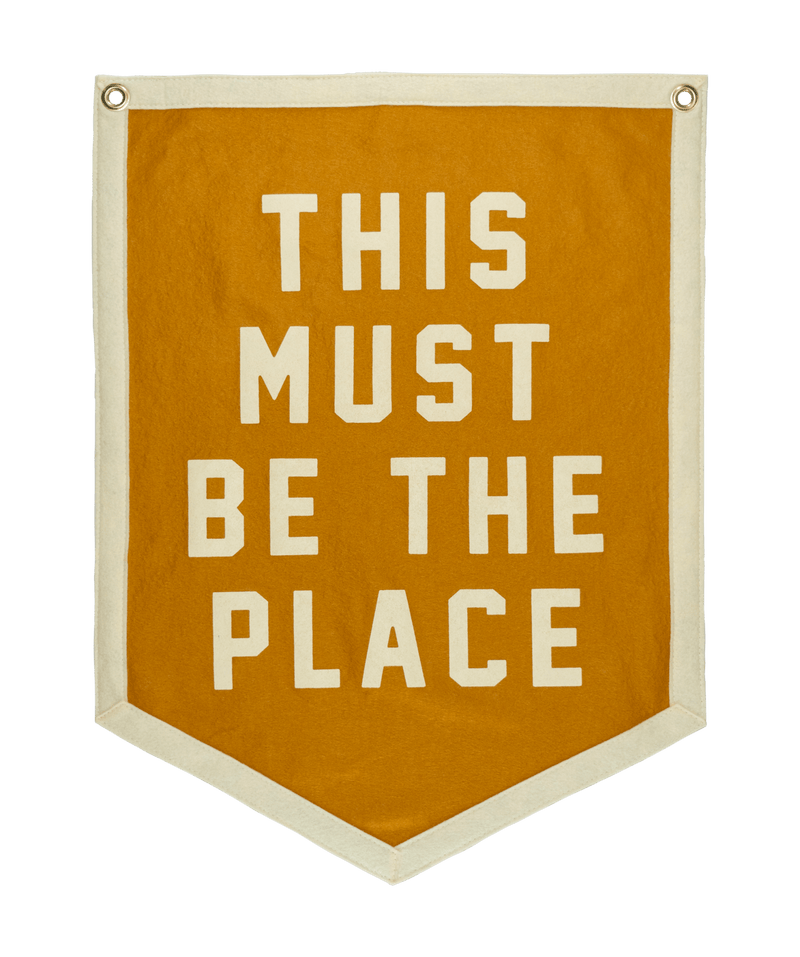 This Must Be The Place Camp Flag - Needle and Grain