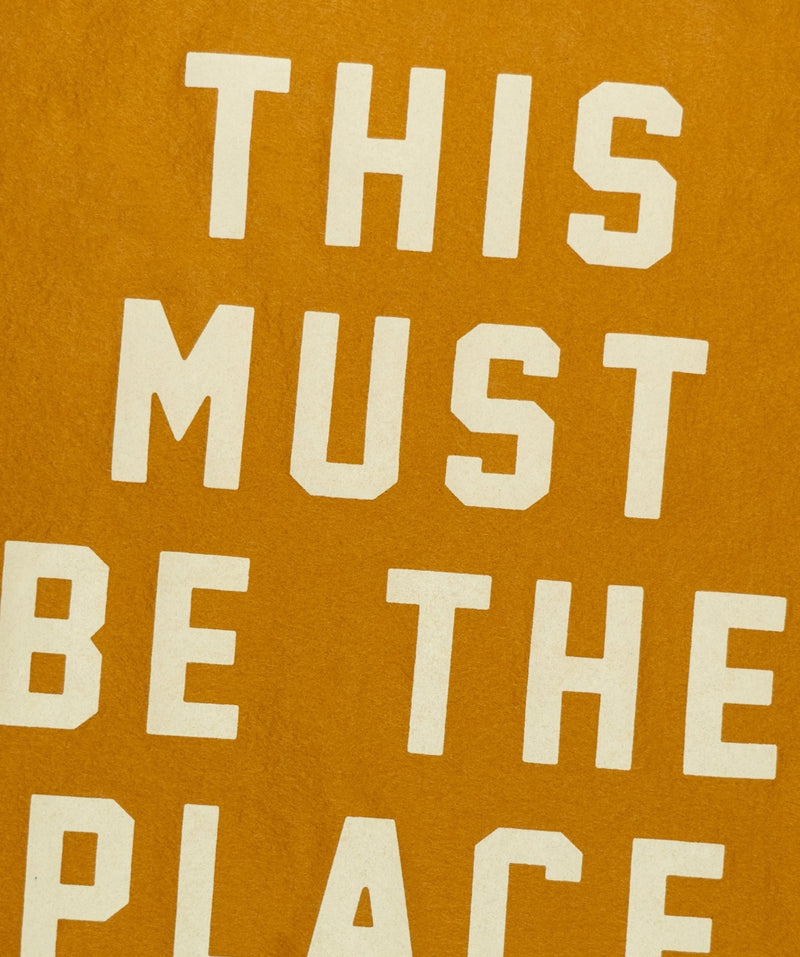 This Must Be The Place Camp Flag - Needle and Grain