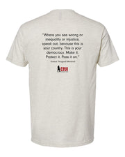 Thurgood Marshall Unveiling Shirt Pre - Order - Needle and Grain