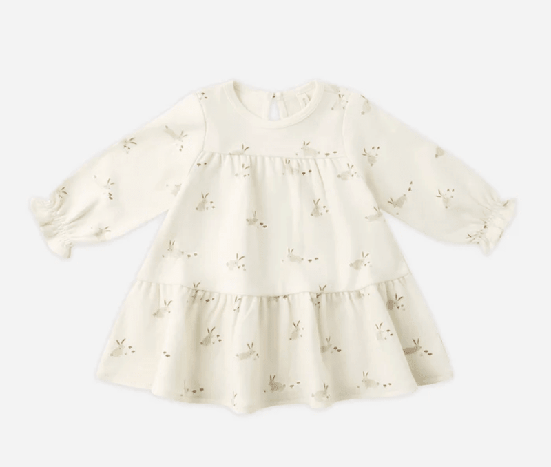 Tiered Jersey Dress | Bunnies - Needle and Grain