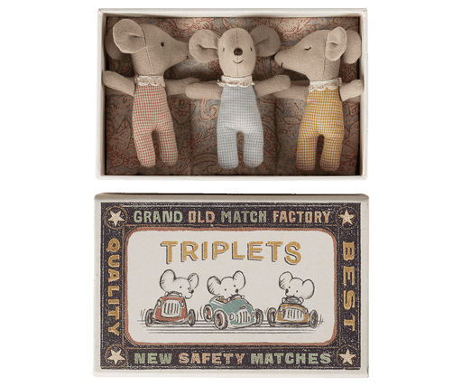 Triplets in Matchbox - Checker - Needle and Grain