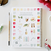 Tropical Watercolor Workbook - Needle and Grain