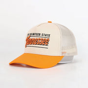 Vintage Volunteer Hat - Orange & White - Needle and Grain