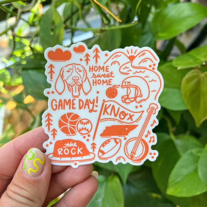 Vols Gameday Sticker - Needle and Grain