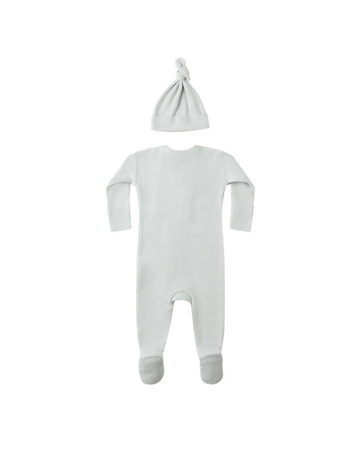 Waffle Sleep Set in Ice Blue - Needle and Grain