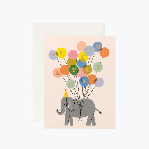 Welcome Elephant Card - Needle and Grain