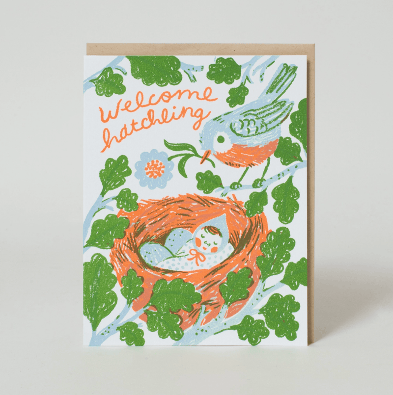 Welcome Hatchling Baby Card - Needle and Grain