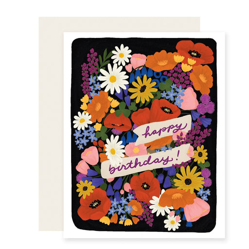 Wildflower Birthday | Colorful Floral Birthday Card - Needle and Grain