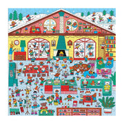 Winter Chalet 500 Piece Search & Find Puzzle - Needle and Grain