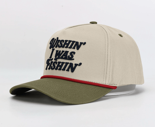 Wishin’ I Was Fishin’ Hat - Tri Color - Needle and Grain