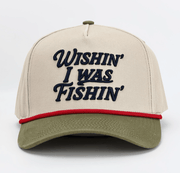 Wishin’ I Was Fishin’ Hat - Tri Color - Needle and Grain