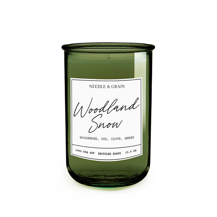 Woodland Snow Candle