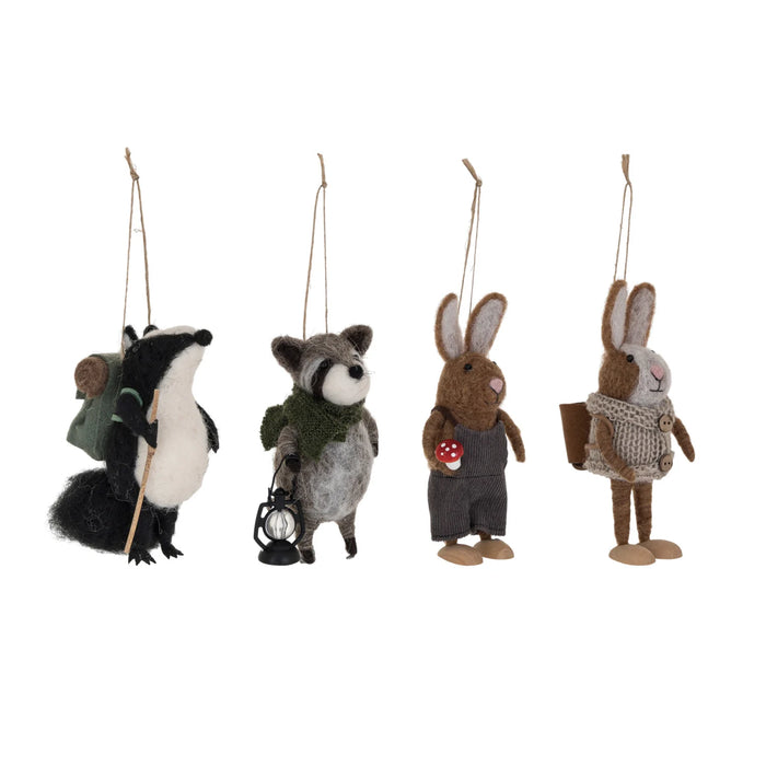 Felt Forest Animal Ornament