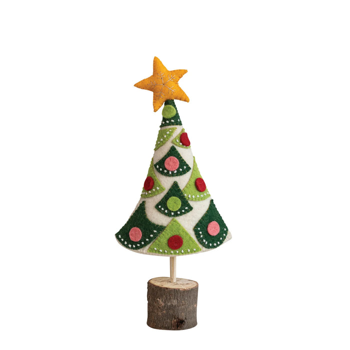 Felt Christmas Tree with Applique