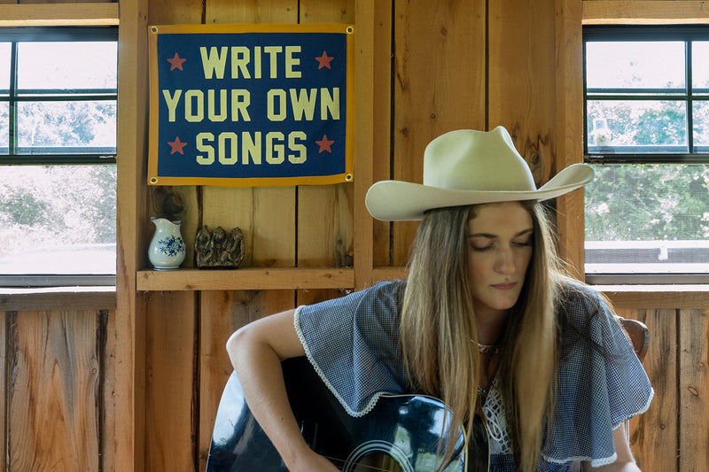 Write Your Own Songs Camp Flag • Willie Nelson x Oxford Pennant - Needle and Grain