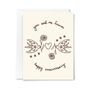 You and Me Forever Anniversary Card - Needle and Grain