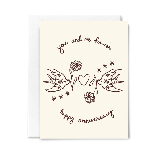 You and Me Forever Anniversary Card - Needle and Grain