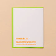 You Get Cooler and Hotter Birthday Card - Needle and Grain