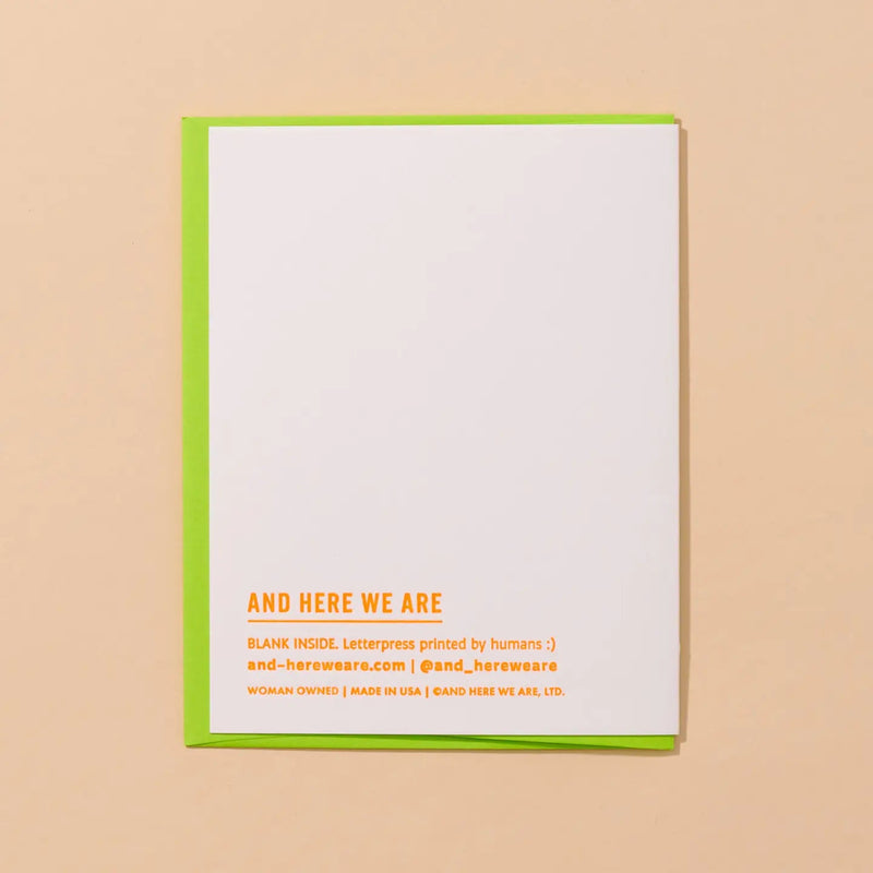 You Get Cooler and Hotter Birthday Card - Needle and Grain