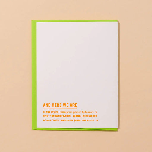 You Get Cooler and Hotter Birthday Card - Needle and Grain