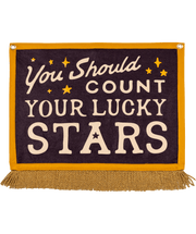 You Should Count Your Lucky Stars Camp Flag • Sierra Ferrell x Oxford Pennant - Needle and Grain