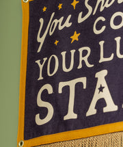 You Should Count Your Lucky Stars Camp Flag • Sierra Ferrell x Oxford Pennant - Needle and Grain