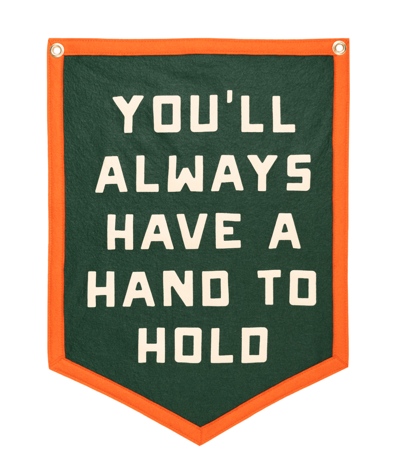 You'll Always Have A Hand To Hold Camp Flag • Billy Strings x Oxford Pennant - Needle and Grain