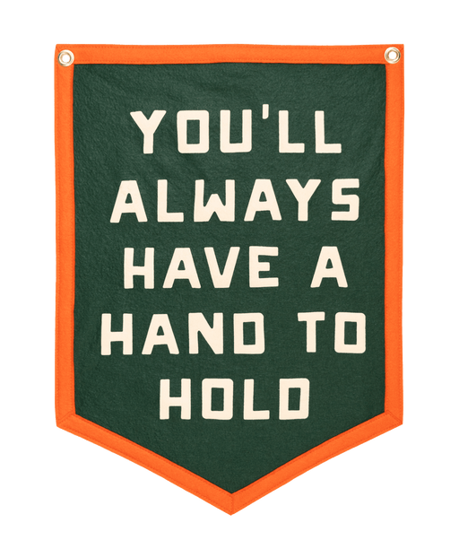 You'll Always Have A Hand To Hold Camp Flag • Billy Strings x Oxford Pennant - Needle and Grain