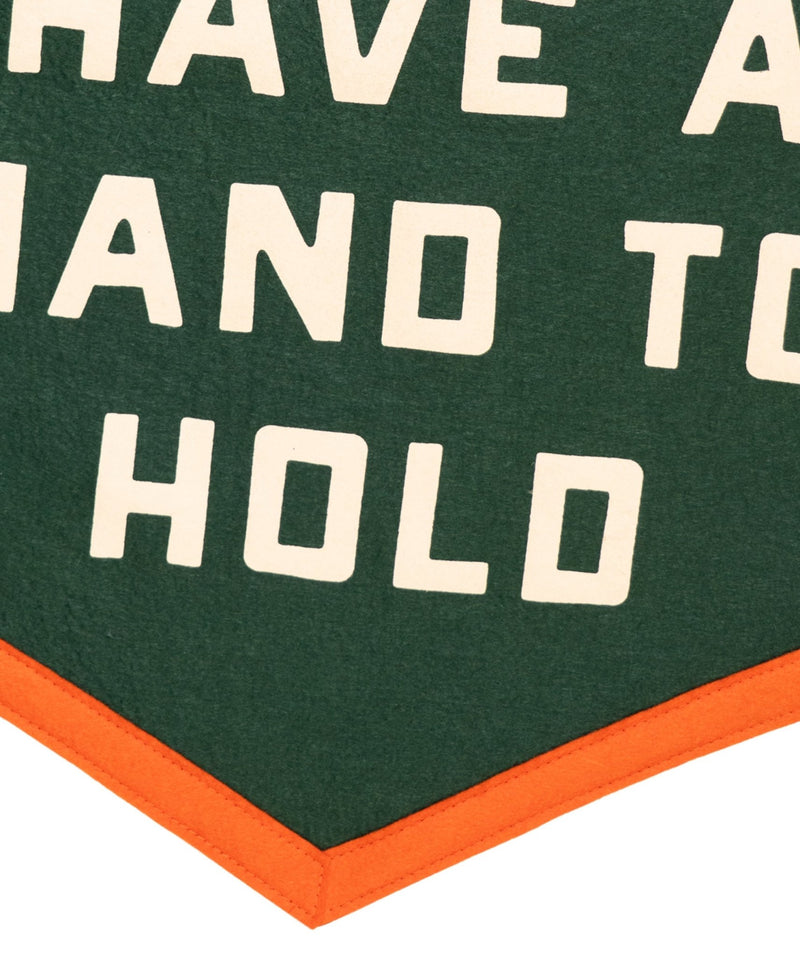 You'll Always Have A Hand To Hold Camp Flag • Billy Strings x Oxford Pennant - Needle and Grain