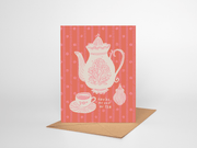 You're My Cup of Tea Card - Needle and Grain