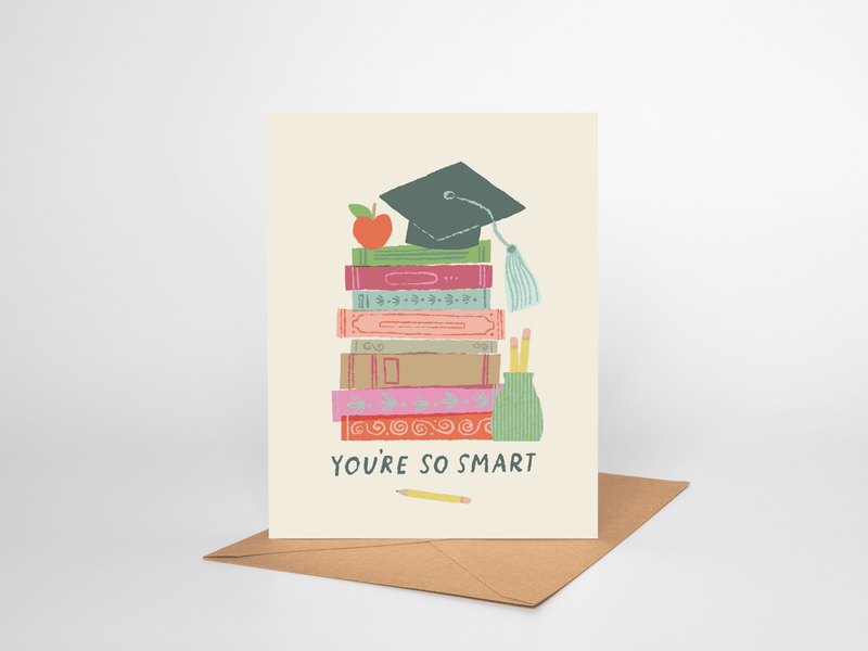 You're So Smart Card - Needle and Grain