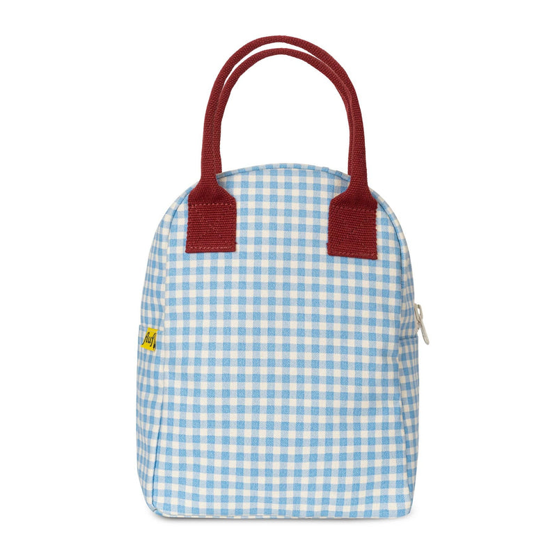 Zipper Lunch - Gingham Sky - Needle and Grain